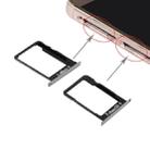 For Huawei Mate 7 SIM Card Tray and Micro SD Card Tray(Grey) - 1