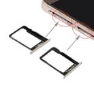 For Huawei Mate 7 SIM Card Tray and Micro SD Card Tray(Gold) - 1