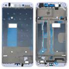 For OPPO A77 / F3 Front Housing LCD Frame Bezel Plate  (White) - 1