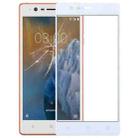 Front Screen Outer Glass Lens for Nokia 3(White) - 1