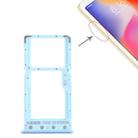 SIM Card Tray + SIM Card Tray / Micro SD Card Tray for Xiaomi Redmi 6 / Redmi 6A(Blue) - 1