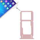 For OPPO R11 SIM Card Tray + SIM Card Tray / Micro SD Card Tray (Rose Gold) - 1