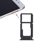 For OPPO R9sk SIM Card Tray + SIM Card Tray / Micro SD Card Tray (Black) - 1