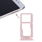 For OPPO R9sk SIM Card Tray + SIM Card Tray / Micro SD Card Tray (Rose Gold) - 1
