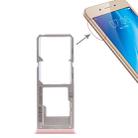 For Vivo Y53 2 x SIM Card Tray + Micro SD Card Tray (Rose Gold) - 1