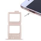 For Vivo X7 Plus 2 x SIM Card Tray (Gold) - 1