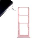 For Vivo Y97 2 x SIM Card Tray + Micro SD Card Tray (Rose Gold) - 1