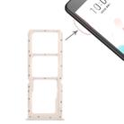 For OPPO A5 / A3s 2 x SIM Card Tray + Micro SD Card Tray (Silver) - 1