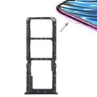 For OPPO A7x / F9 / F9 Pro / Realme 2 Pro 2 x SIM Card Tray + Micro SD Card Tray (Black) - 1
