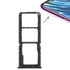 For OPPO A7x / F9 / F9 Pro / Realme 2 Pro 2 x SIM Card Tray + Micro SD Card Tray (Purple) - 1