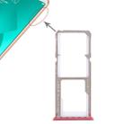 For OPPO A83 2 x SIM Card Tray + Micro SD Card Tray (Red) - 1