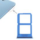 For Vivo X9i 2 x SIM Card Tray (Blue) - 1