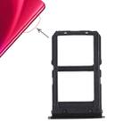 For Vivo X23 2 x SIM Card Tray (Black) - 1