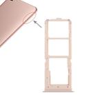 For Vivo Y71 2 x SIM Card Tray + Micro SD Card Tray (Rose Gold) - 1