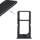 For Vivo Y55 2 x SIM Card Tray (Black) - 1