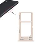 For Vivo Y55 2 x SIM Card Tray (Gold) - 1