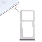 For Vivo X21i SIM Card Tray + SIM Card Tray / Micro SD Card Tray (Silver) - 1