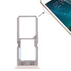 For Vivo Y67 SIM Card Tray + SIM Card Tray / Micro SD Card Tray (Gold) - 1