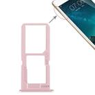 For Vivo V3Max SIM Card Tray + SIM Card Tray / Micro SD Card Tray (Rose Gold) - 1