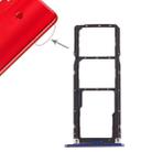 2 x SIM Card Tray / Micro SD Card Tray for Huawei Honor 8X Max (Blue) - 1