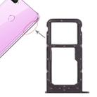 SIM Card Tray + SIM Card Tray / Micro SD Card Tray for Huawei Honor 9i (Black) - 1