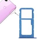 SIM Card Tray + SIM Card Tray / Micro SD Card Tray for Huawei Honor 9i (Blue) - 1