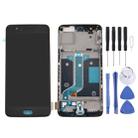 For OnePlus 5  Digitizer Full Assembly with Frame OEM LCD Screen (Black) - 1