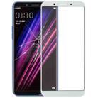 For OPPO A1 Front Screen Outer Glass Lens (White) - 1