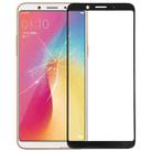 For OPPO A73 Front Screen Outer Glass Lens (Black) - 1