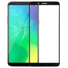 For OPPO A79 Front Screen Outer Glass Lens (Black) - 1