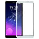 For Meizu M6T Front Screen Outer Glass Lens (White) - 1