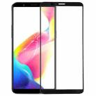 For OPPO R11s Plus Front Screen Outer Glass Lens (Black) - 1