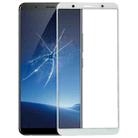 For Vivo X20 Front Screen Outer Glass Lens (White) - 1