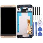 TFT LCD Screen for HTC One M9 Digitizer Full Assembly with Frame(Gold on Gold) - 1