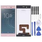 OEM LCD Screen for Sony Xperia XZ1 with Digitizer Full Assembly(Pink) - 1