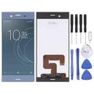 OEM LCD Screen for Sony Xperia XZ1 with Digitizer Full Assembly(Blue) - 1