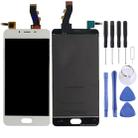 TFT LCD Screen for Meizu U10 Digitizer Full Assembly with Frame(White) - 1