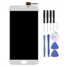 TFT LCD Screen for Meizu U20 Digitizer Full Assembly with Frame(White) - 1
