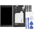OEM LCD Screen for Lenovo Tab 2 A7-10 Digitizer Full Assembly with Frame (Black) - 1