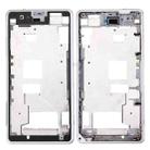 Front Housing LCD Frame Bezel for Sony Xperia Z1 Compact / Mini(White) - 1