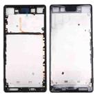 Front Housing LCD Frame Bezel for Sony Xperia Z3+ / Z4(Black) - 1