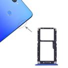 SIM Card Tray + SIM Card / Micro SD Card for Xiaomi Mi 8 Lite(Blue) - 1