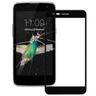 Front Screen Outer Glass Lens for LG K4 2017 / M160 (Black) - 1