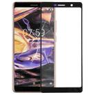 Front Screen Outer Glass Lens for Nokia 7 Plus / E9 Plus (Black) - 1