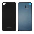 For Meizu Meilan X Glass Battery Back Cover with Adhesive (Black) - 1