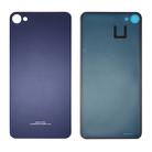 For Meizu Meilan X Glass Battery Back Cover with Adhesive (Blue) - 1