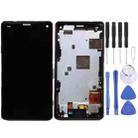 OEM LCD Screen for Sony Xperia Z3 Mini Compact Digitizer Full Assembly with Frame(Black) - 1