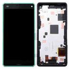 OEM LCD Screen for Sony Xperia Z3 Mini Compact Digitizer Full Assembly with Frame(Green) - 3
