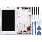 OEM LCD Screen for Sony Xperia Z3 Mini Compact Digitizer Full Assembly with Frame(White) - 1