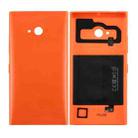 Solid Color NFC Battery Back Cover for Nokia Lumia 735 (Orange) - 1